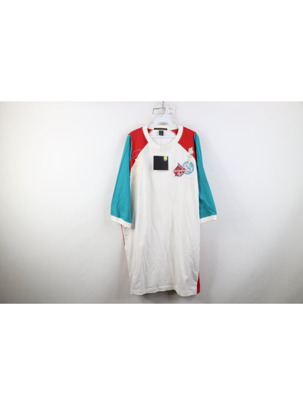 Deadstock Vintage 90s Marithe Francois Girbaud Mens 3XL Spell Out Baggy T-Shirt